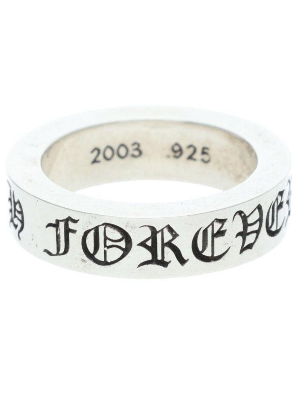 Chrome Hearts Spacer Forever Silver Ring